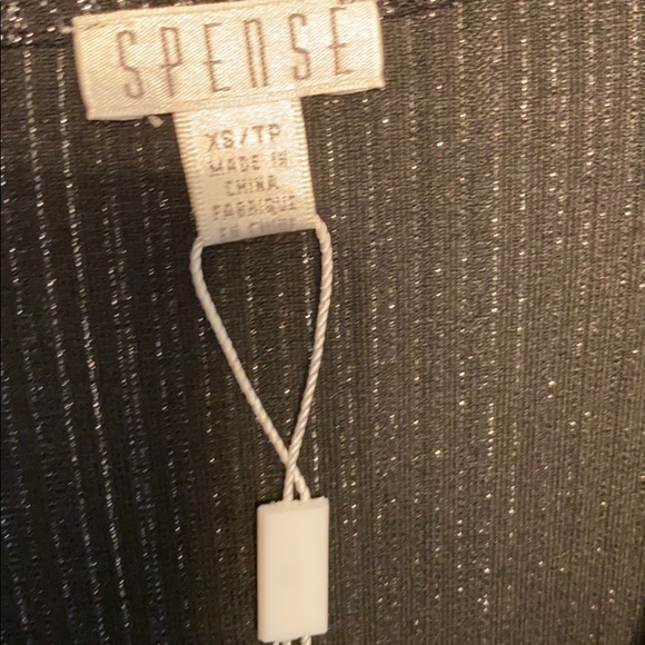 Spense Lurex Stripe Dolman Sleeve Wrap Dress - Picture 5 of 7